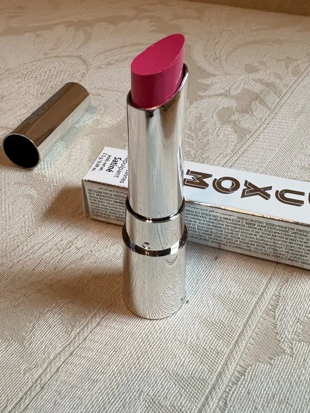 Buxom Full On Satin Plumping Lipstick in Rose Bubbles BNIB